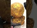 Cleaning The Dirtiest Ballon D'or Ever! #soccer #football #satisfying #worldcup #fifaworldcup