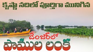 డేంజర్‌లో మన పాముల లంక. Pamula Lanka Thotlavalluru. Vijayawada Floods | Heavy Rains in Vijayawada