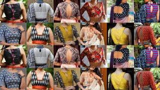 Latest cotton saree blouse designs 2024 || New model cotton blouse || Cotton blouse new pattern