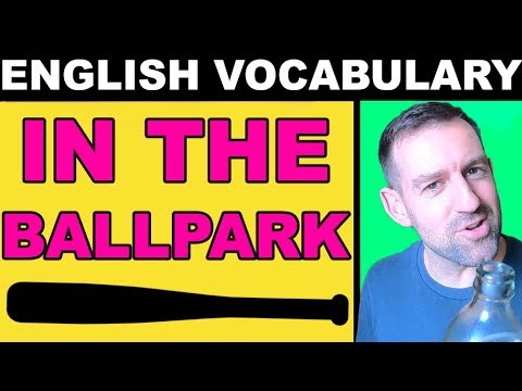 Is ballpark a noun?