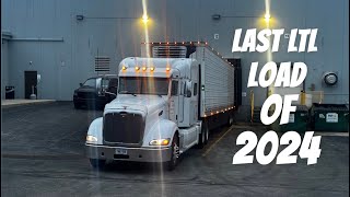 Day In The Life Of A Owner Operator|Last LTL Load Of 2024|Doing Maintenance on the road|