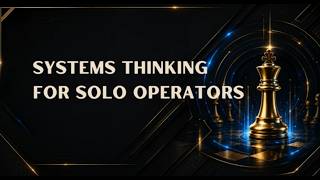 Module 31 of The One Person Empire Academy: Systems Thinking for Solo Operators