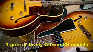 A pair of lovely Gibson ES models