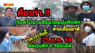 EP.527 ราคาวัววันนี้ 25 ม.ค. 68 ตลาดนัดบ้านหนองแก (ชมภูบุตร) จ.ร้อยเอ็ด