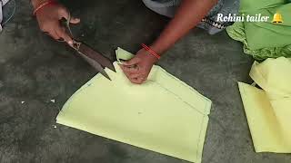 Long frock body part cutting for beginners easy method lo perfect measurements tho @Rohinitailor-nr