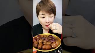 Benefits of eating raw cocoons for the body #Mukbang #Shortsvideo