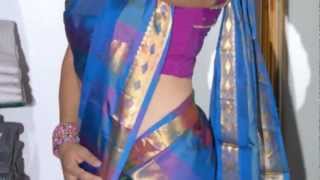 Supriya Sailaja Hot Exposing in Saree
