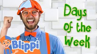 Days Of The Week | BLIPPI | Educational Songs For Kids