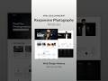 Photography Portfolio Website HTML CSS & JavaScript  #coding #webdesign #webdevelop #htmlcsstutorial