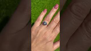 Circa 1930s Art Deco Sapphire Ring #diamond #vintage #sapphire #artdecojewelry #viralvideo #ring