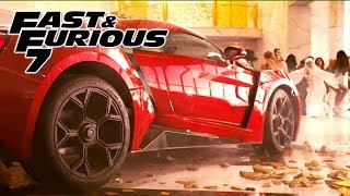 Building Jump Scene - FAST and FURIOUS 7 (Lykan Hypersport) 1080p