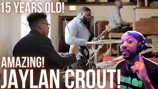 15- Year- Old Jaylan Crout Drum Breakdown! ( Jarvis Reacts )