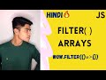 Javascript Filter Array tutorial in Hindi || Filter results in Javascript
