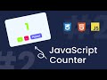 Simple Counter in HTML, CSS, and JavaScript for Beginners | JavaScript Project