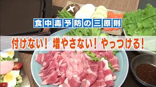 いわて！わんこ広報室　【第19回】守ればできる！食中毒の予防～三原則は、付けない、増やさない、やっつける～