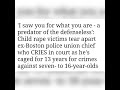 Ex-Boston police union boss pleads guilty to child rape, abuse charges #news #boston #subscribe #22