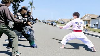 Taekwondo Master vs Bullies | Taekwondo in the Street