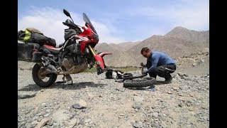 VLOG 30 - Africa Twin RTW the bike can swim