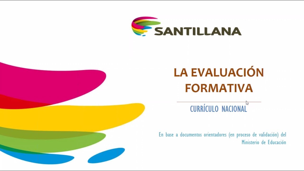 WEBINAR: Evaluación Formativa En El Currículo Nacional - YouTube