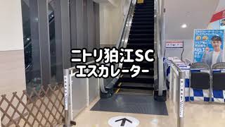 ニトリ狛江SC（ニトリ狛江世田谷通り店） エスカレーター