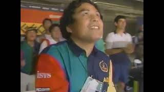 1990 F1 日本GP - 日本人F1ドライバーの2人の活躍に、大歓声のスタンド