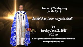 Archbishop Jason Augustus Hall Funeral (Official Video)