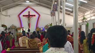 Archana \u0026 John, 20-02-2022, chatholi marriage, St. Ignatius Church Begur, Bangalore