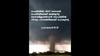 ദൈവഭയം  ഇല്ലാത്തവൻ നാശത്തിലേക്ക് പോകുന്നു #bibleverses #malayalambibleversestatus #devotionalstatus