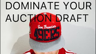 FANTASY FOOTBALL AUCTION DRAFT TIPS DOMINATE YOUR DRAFT