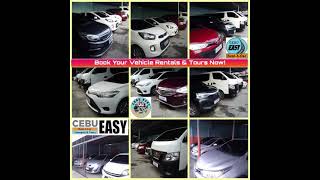 Many Vehicle Rental Units and Tour Packages at Cebu Easy Rent-A-Car Transport and Tours