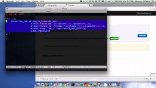 Web development with Python and web2py Part5