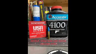 300Blackout 155gr Lee Lead Cast Bullets with Accurate 4100