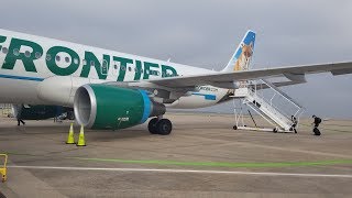 Frontier Airlines Austin to Orlando Full Flight A320