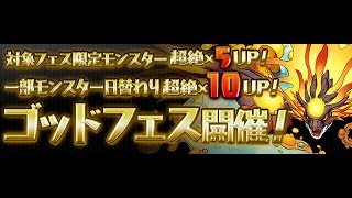 パズドラ「夏休み＆サービス開始2000日スペシャル(前半) ゴッドフェス(後半)」17連 2