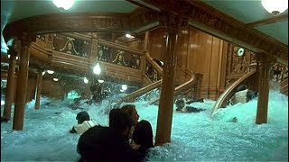 Titanic's Grand Staircase flooding