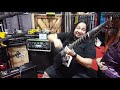 dino cazares performs fear factory demanufacture at namm 2019 ormsby guitars signature