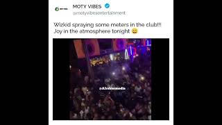 Wizkid and Davido spraying some meters in the club!! #wizkid #davido