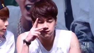 [HD FANCAM] 140713 GOT7 - 목동 팬싸인회 Starting Part.2 [Calling Jackson + Jackson and Youngjae Mic Check]