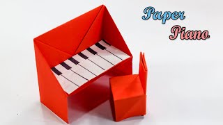 Easy Paper Piano / How to make Origami Paper Piano / DIY Paper Craft Tutorial.