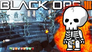 ZOMBIE SKELETONS EASTER EGG! - Black Ops 3 Zombie Skeleton Easter Egg on Der Eisendrache | Chaos