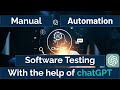 Manual & Automation Software Testing With the help of chatGPT (selenium java)
