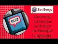 Create Grammar Activities Quickly #languageteaching #grammaractivities