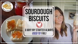 Sourdough Biscuits & Why My Starter Always Used to Flop | #FallIntoSourdough