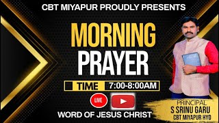 WORD OF JESUS CHRIST LIVE.దేవుని లెక్కలతో నీ లెక్క సరిపోయిందా? B1.CBT MIYAPUR SRINU garu 9705350331.