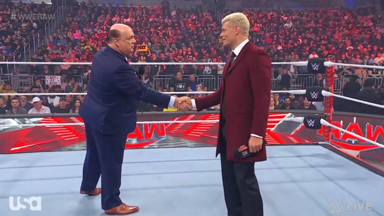 Paul Heyman Confronts Cody Rhodes - WWE RAW 2/6/2023 - YouTube