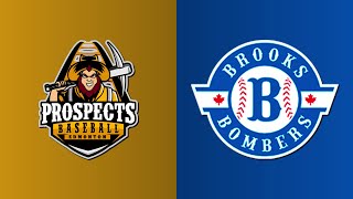 WCBL - 07/25 - Edmonton Prospects 1 vs Brooks Bombers 15