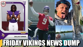 Minnesota Vikings News Dump (5.24.24) | Rookie Cards, OTA Week 1 Wrapped, Straight Bass Homie!