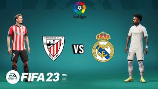 REAL MADRID vs ATHLETIC CLUB- FIFA 23 LA LIGA 22/23 FULL MATCH GAMEPLAY