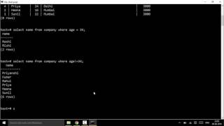 Tutorial 8- WHERE Clause and Comparison Operators