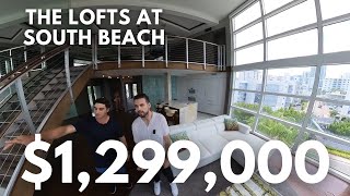 What $1.2M gets you in Miami Beach - The Lofts at South Beach Unit 501 Condo Tour